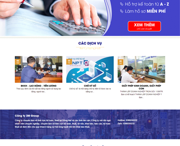 Mẫu 205 – Mẫu web kế toán, thuế, thành lập công ty, tài chính